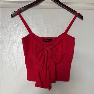 Ontwelfth Red Bow Women's Camisole
